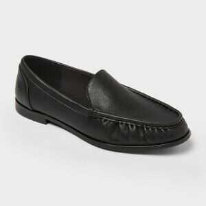 K-15 A New Day Size 8.5 Women's James Rouched Loafers in Black